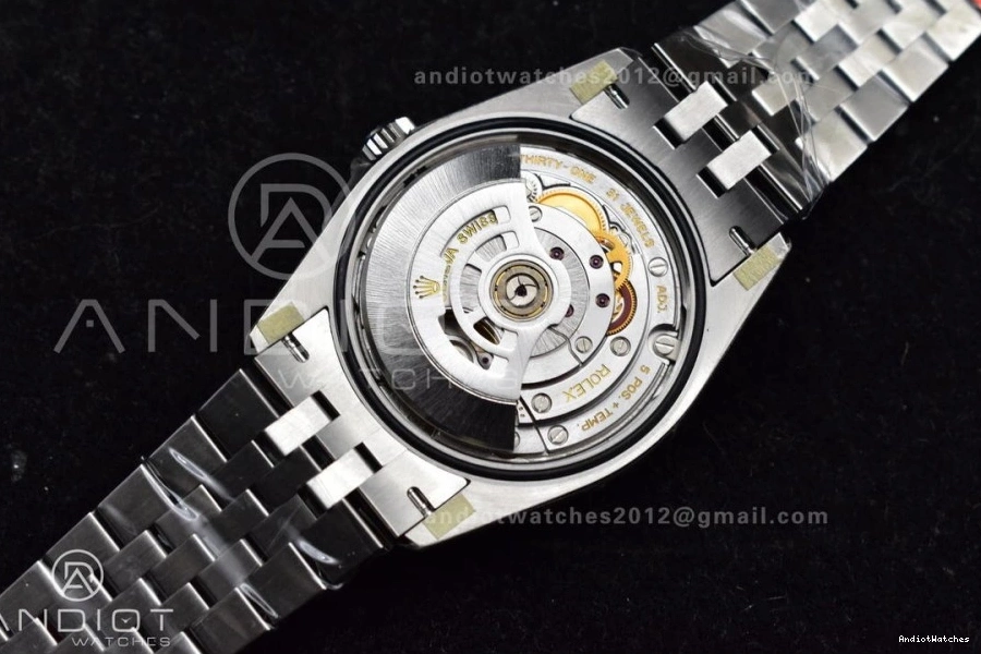 Jubilee Dial on Trendsetting VS Best Leaf 576 904L Steel Bracelet VSF SS DateJust Edition 36 Green 1:1 126234 0330